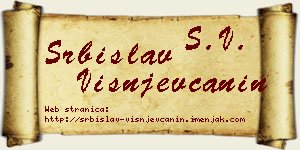 Srbislav Višnjevčanin vizit kartica
